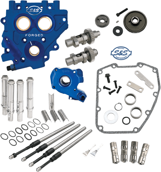 S&S CYCLE 0925-1104 Cam Chest with Plate Kit - 585GE - Easy Start Cams - Twin Cam