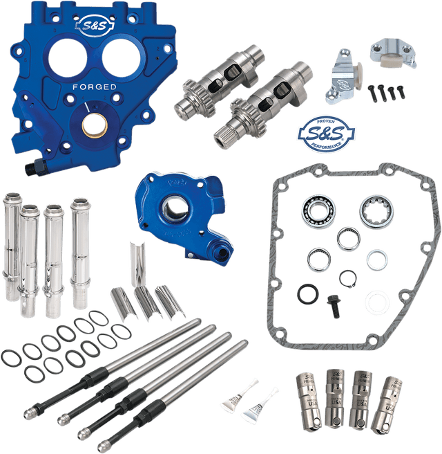 S&S CYCLE 0925-1108 Cam Chest with Plate Kit - 585CE - Easy Start Cams - Twin Cam