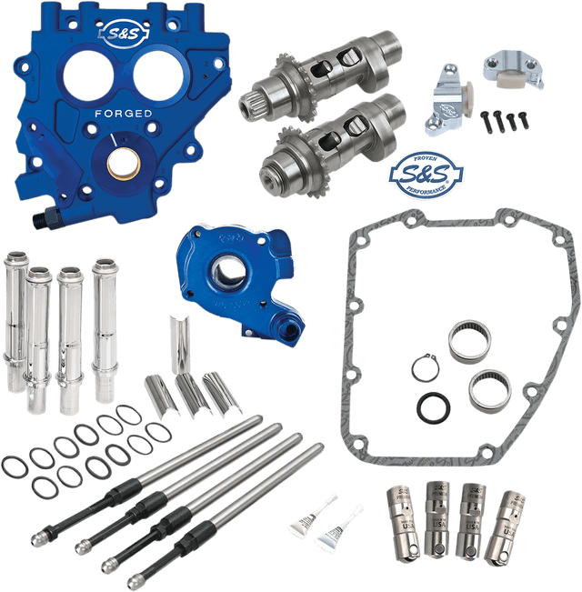 S&S CYCLE 0925-1109 Cam Chest with Plate Kit - 551CE - Easy Start Cams - Twin Cam
