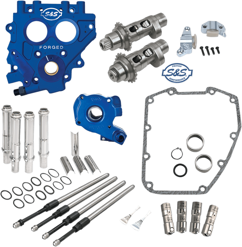 S&S CYCLE 0925-1109 Cam Chest with Plate Kit - 551CE - Easy Start Cams - Twin Cam