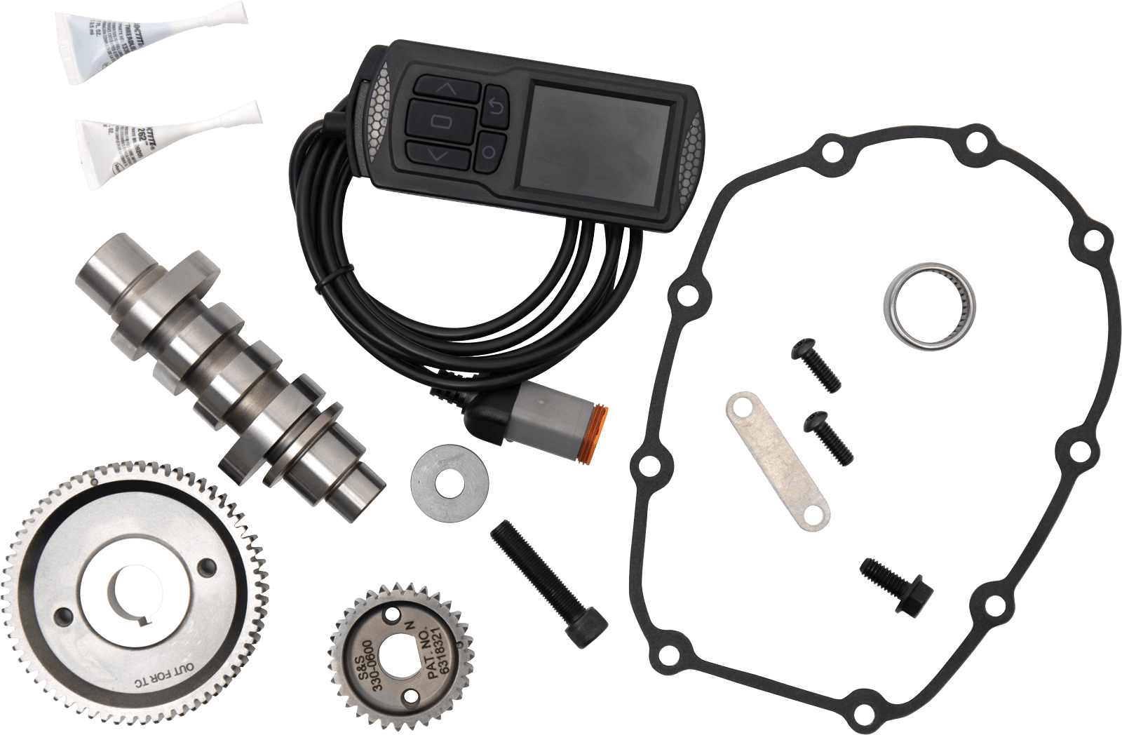 S&S CYCLE 0925-1346 Camshaft Kit with PV-3 Tuner - 475G Gear Drive - M8 Touring