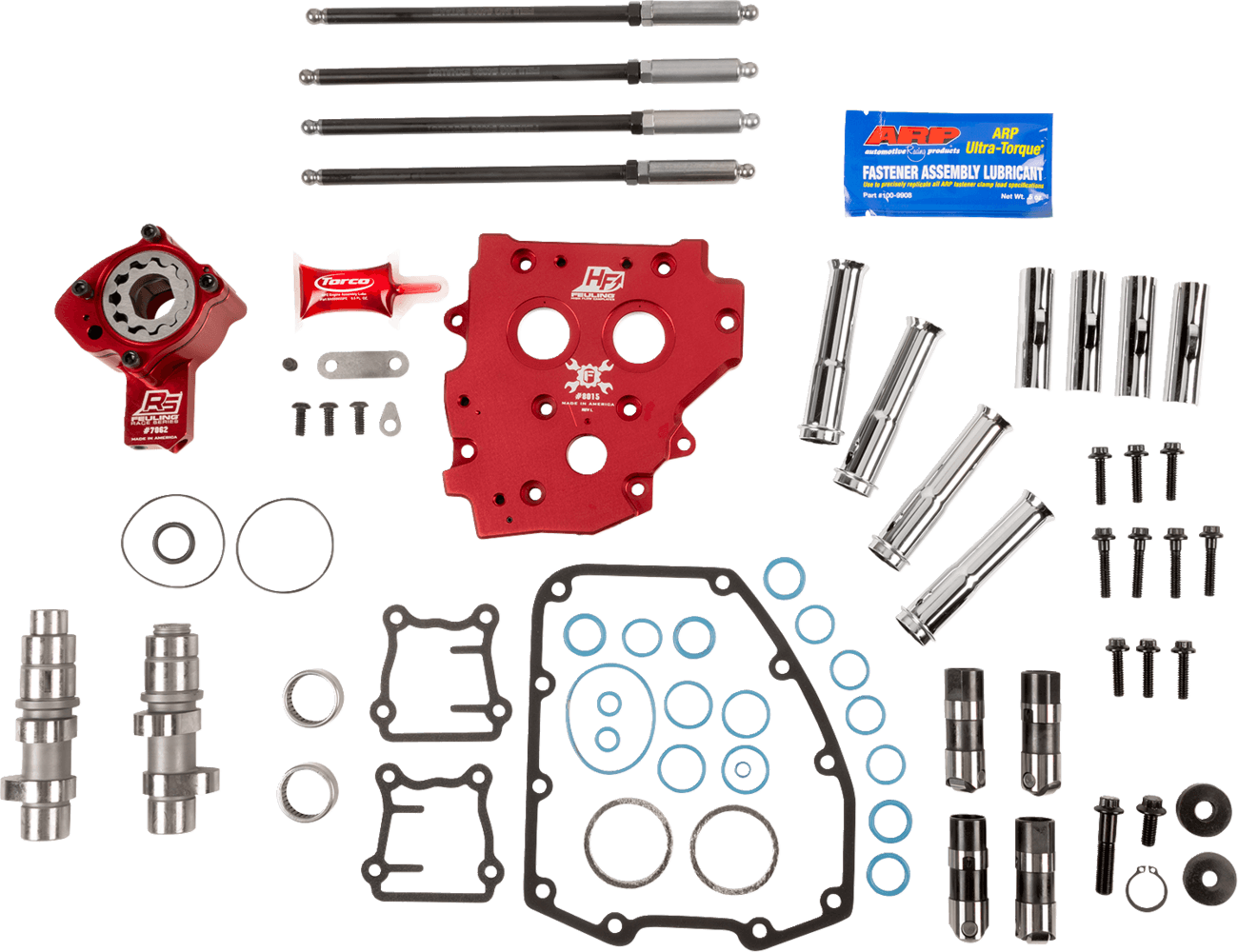 FEULING OIL PUMP CORP. 0925-1382 Camchest Kit - Race Series®- Reaper 630 - Gear Drive - w/Short Travel Lifters - Twin Cam '99-'06