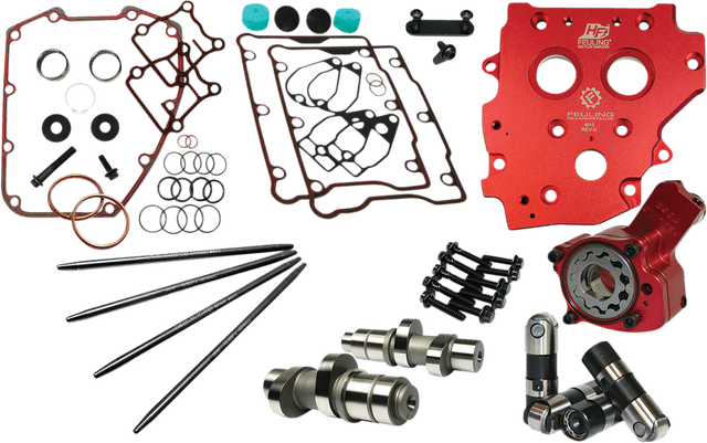 FEULING OIL PUMP CORP. 0925-1383 Camchest Kit - Race Series® - Reaper 630 - Gear Drive - w/One Piece Pushrods - Twin Cam '07-'17