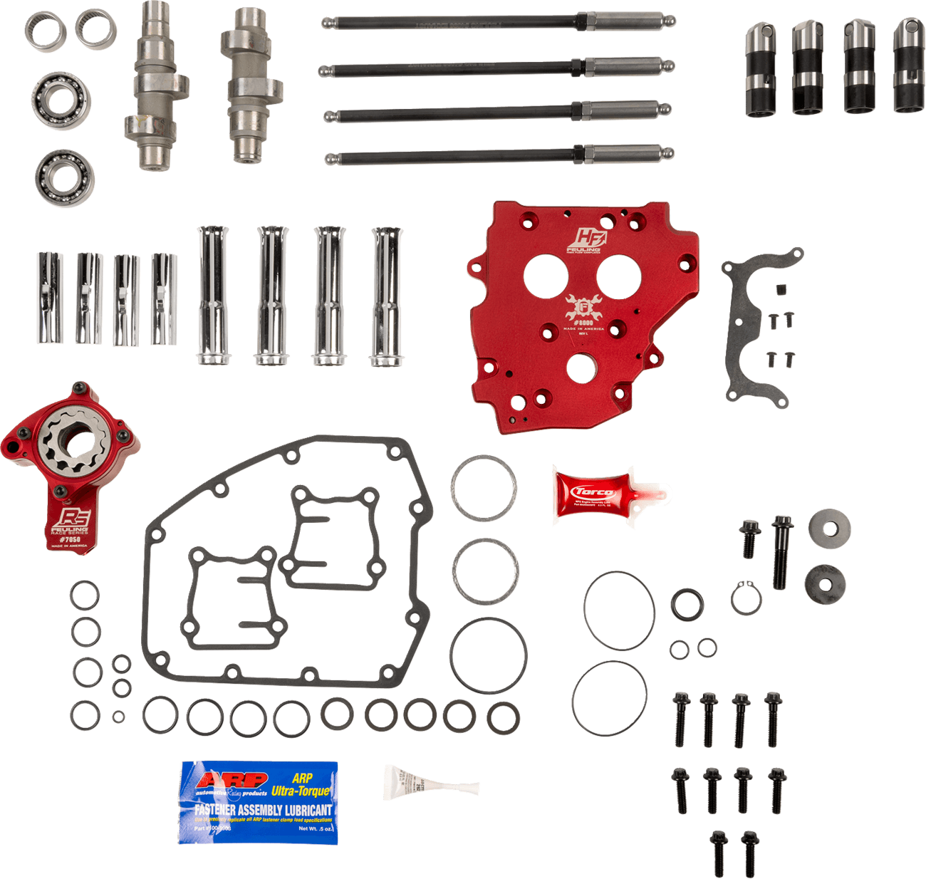 FEULING OIL PUMP CORP. 0925-1384 Camchest Kit - Race Series® - Reaper 630 - Gear Drive - w/Short Travel Lifters - Twin Cam '07-'17