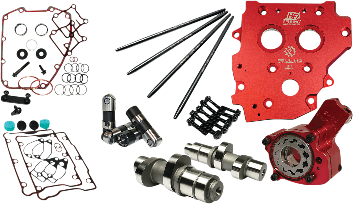 FEULING OIL PUMP CORP. 0925-1391 Camchest Kit - Race Series® - Reaper 574 - Gear Drive - w/One Piece Pushrods - Twin Cam '07-'17