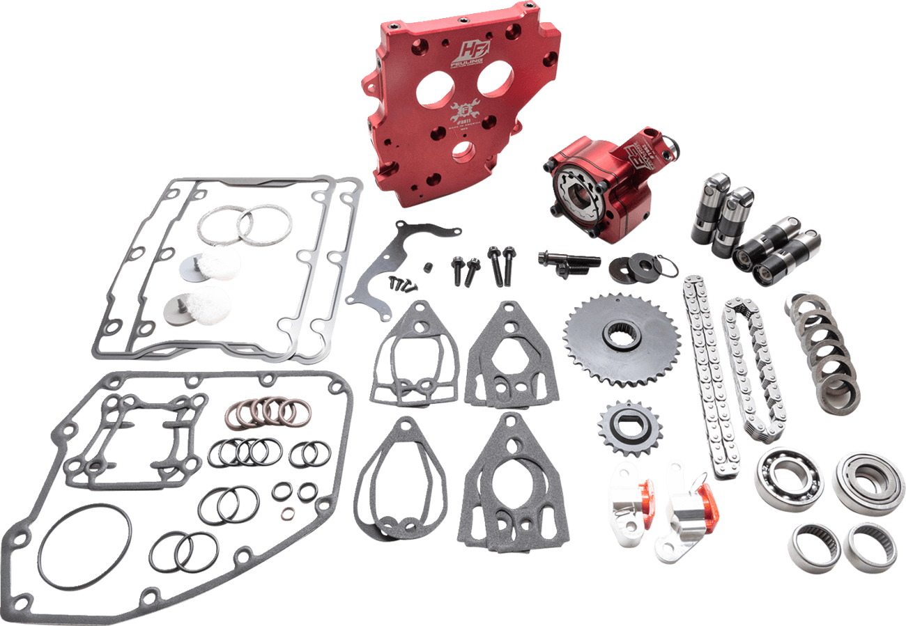 FEULING OIL PUMP CORP. 0925-1508 Hydraulic Cam Chain Tensioner Conversion Kit - Factory Style Camshaft - '01-'06 TC