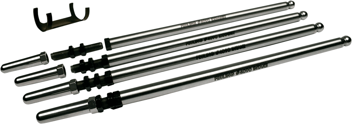 FEULING OIL PUMP CORP. 0928-0025 Fast Install® Pushrods - Adjustable - Evolution Big Twin