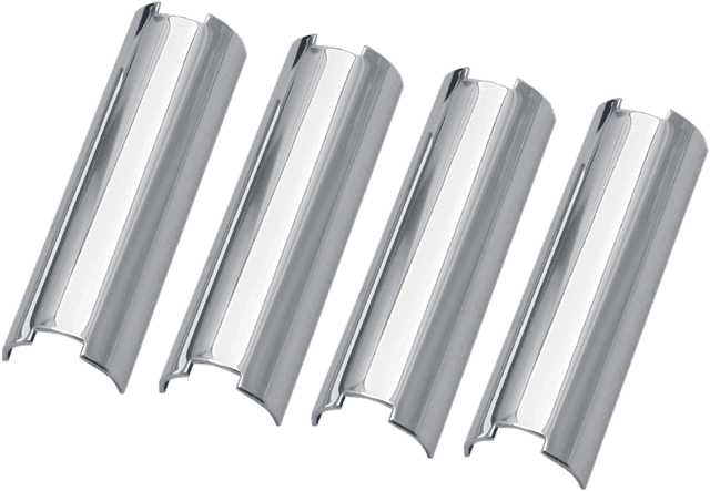 S&S CYCLE 0928-0094 Pushrod Cover Keeper Set - Chrome - 2.400" - Big Twin