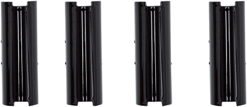 S&S CYCLE 0928-0099 Pushrod Cover Keeper Set - Gloss Black - 2.500" - Twin Cam