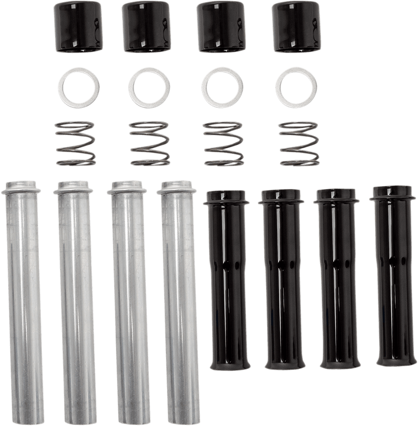S&S CYCLE 0928-0100 Pushrod Tubes - Gloss Black - Twin Cam | M8