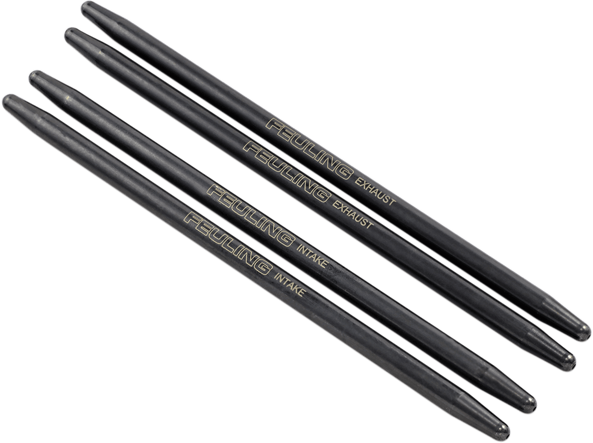FEULING OIL PUMP CORP. 0928-0102 HP+® Pushrods - 0.030" Longer than Stock - Twin Cam