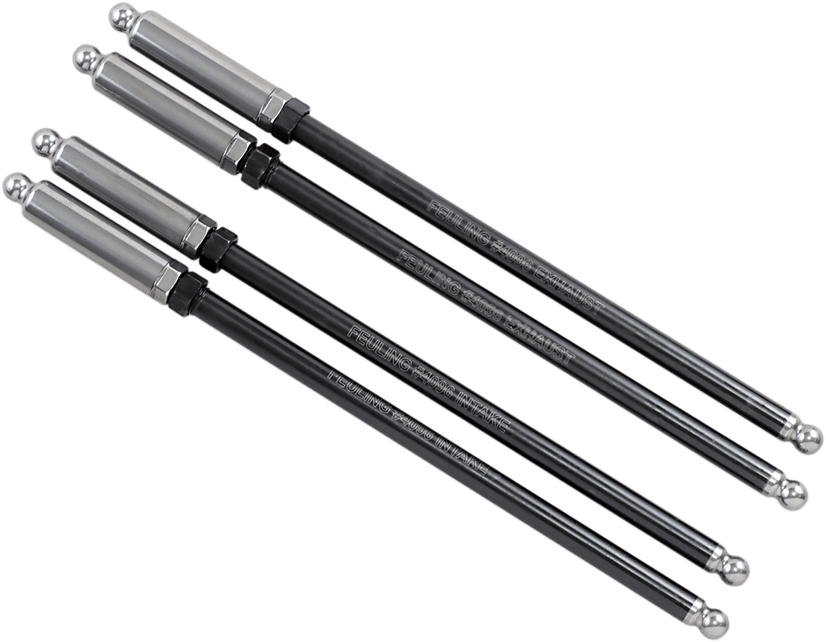 FEULING OIL PUMP CORP. 0928-0105 Quick Install Pushrods - Adjustable - Twin Cam