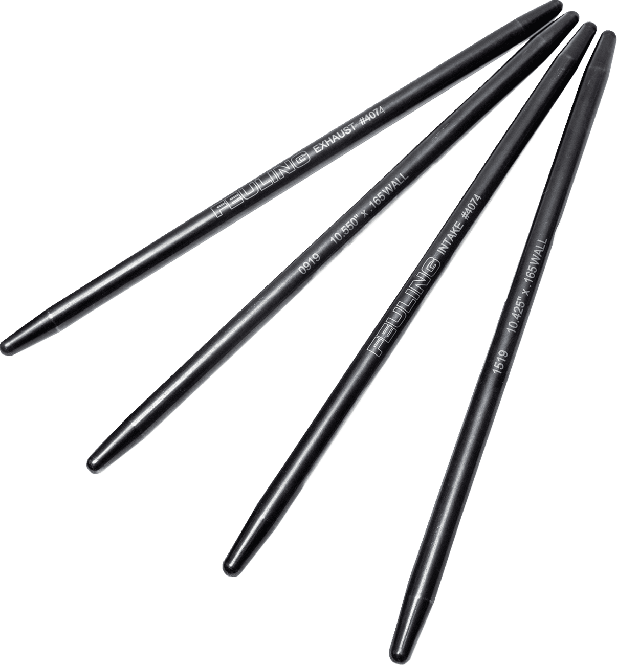 FEULING OIL PUMP CORP. 0928-0116 HP+® Pushrods - For Short Travel Lifters - Twin Cam