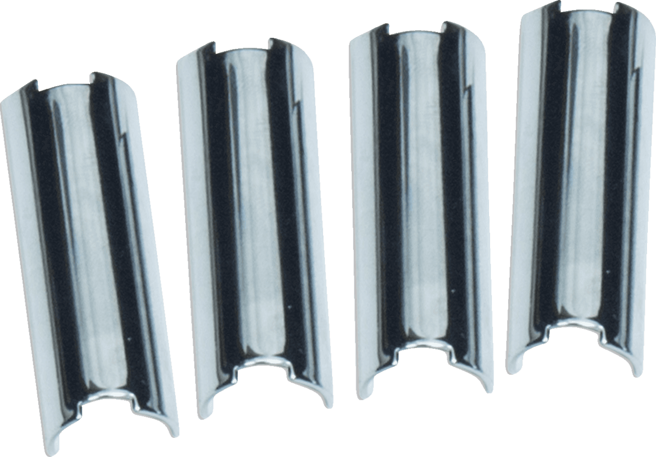 S&S CYCLE 0928-0121 Pushrod Cover Keeper Set - Chrome - 2.200" - M8