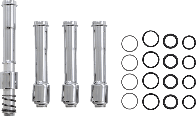 S&S CYCLE 0928-0122 Pushrod Cover Kit - Chrome - Twin Cam | M8 — image 1 of 2