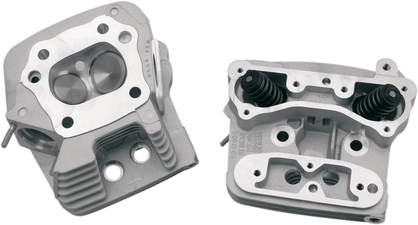 S&S CYCLE 0930-0060 Performance Replacement Head - Low Compression (82 cc) - Natural - Evolution Big Twin