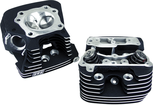 S&S CYCLE 0930-0066 Cylinder Heads - 89 cc - Super Stock® - Twin Cam