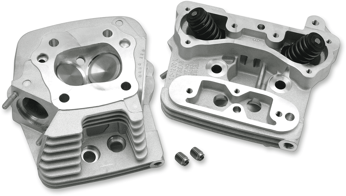 S&S CYCLE 0930-0154 Performance Replacement Head - High Compression (76 cc) - Natural - Evolution Big Twin