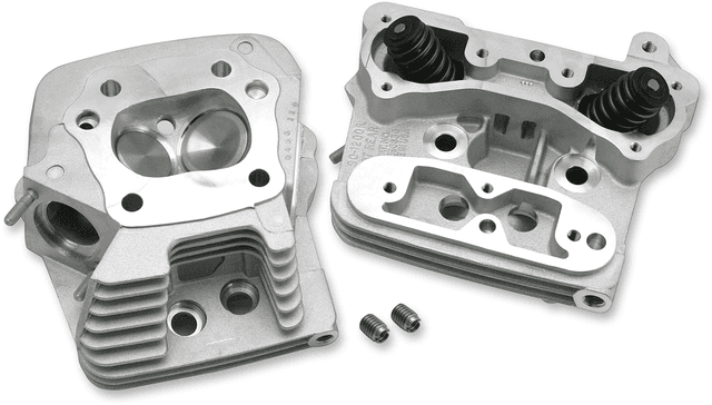 S&S CYCLE 0930-0154 Performance Replacement Head - High Compression (76 cc) - Natural - Evolution Big Twin