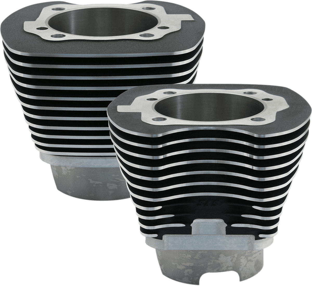S&S CYCLE 0931-0687 Cylinders - 4.125" - Black