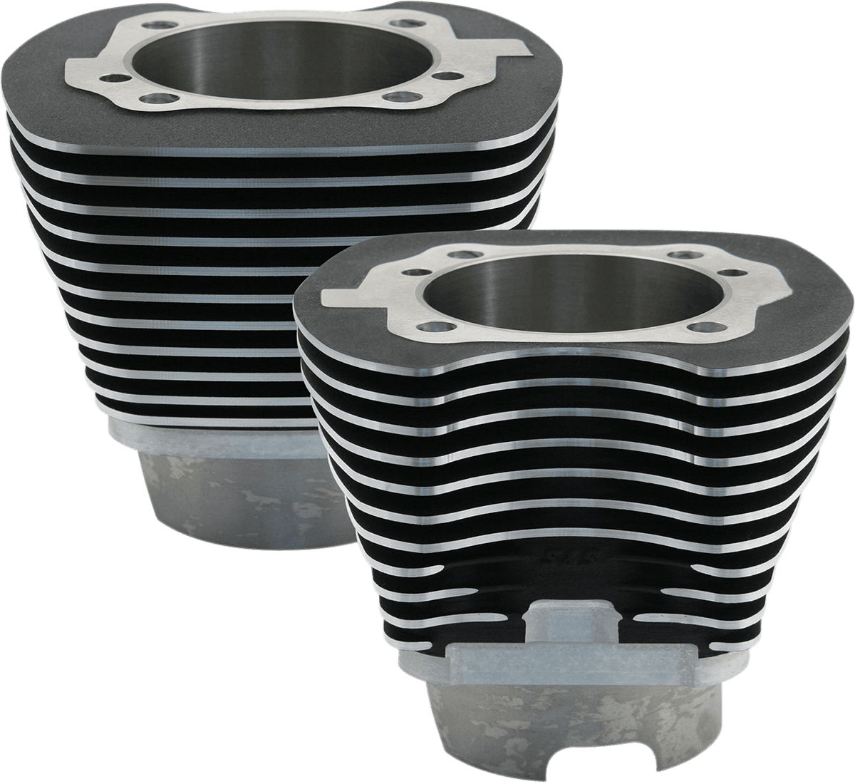 S&S CYCLE 0931-0687 Cylinders - 4.125" - Black