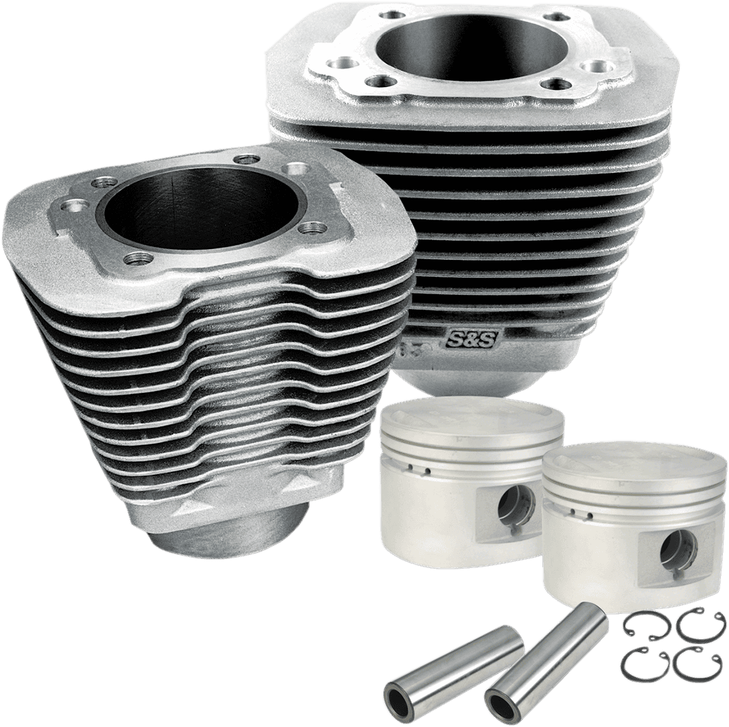 S&S CYCLE 0931-0737 Cylinder & Piston Kit - 80" - Evolution Big Twin - Natural
