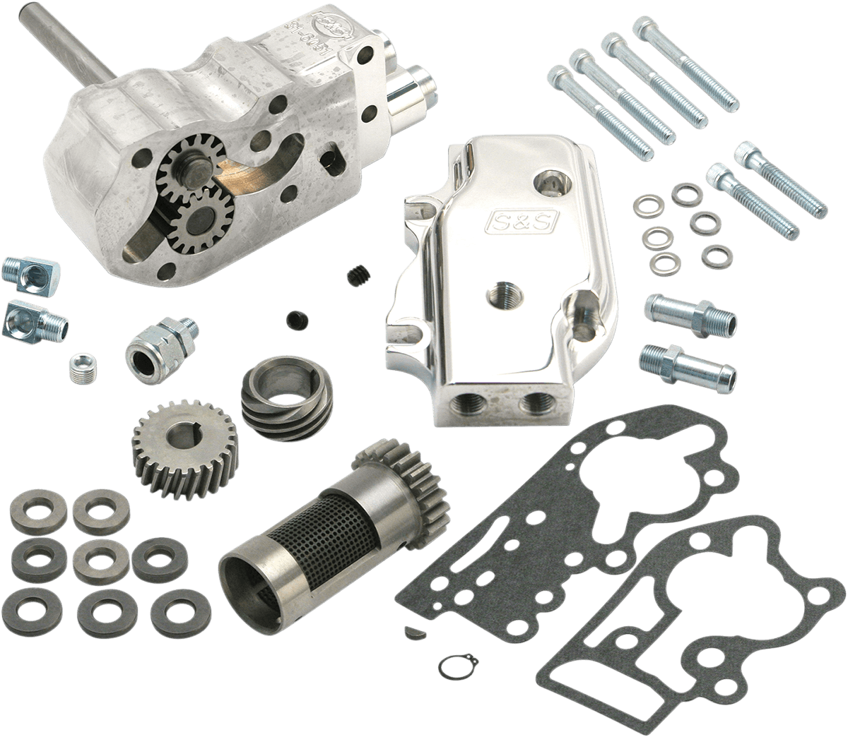 S&S CYCLE 0932-0151 Oil Pump with Gears - Standard Cover - '92-'99 Big Twin