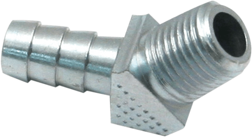 S&S CYCLE 0932-0170 Elbow - 45° - 1/4"-18 NPTF x .375"