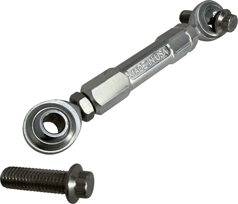 ALLOY ART 0933-0144 Adjustable Stabilizer Link - Front - Raw Machined - Touring — image 1 of 3