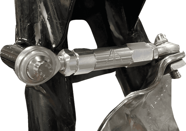 ALLOY ART 0933-0144 Adjustable Stabilizer Link - Front - Raw Machined - Touring — image 3 of 3