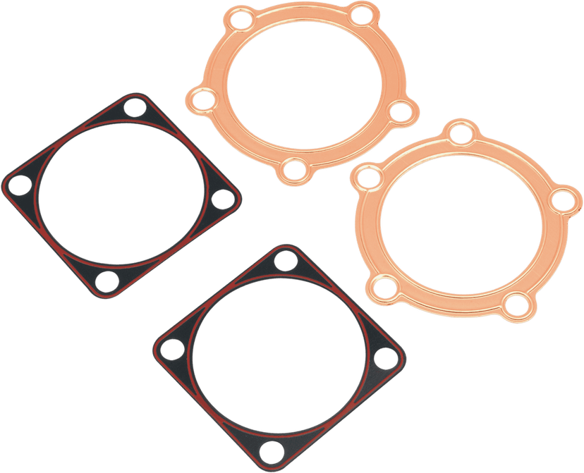 JAMES GASKET 0934-0955 Copper Head Gasket/Metal Base Gasket - '36-'47 Knucklehead