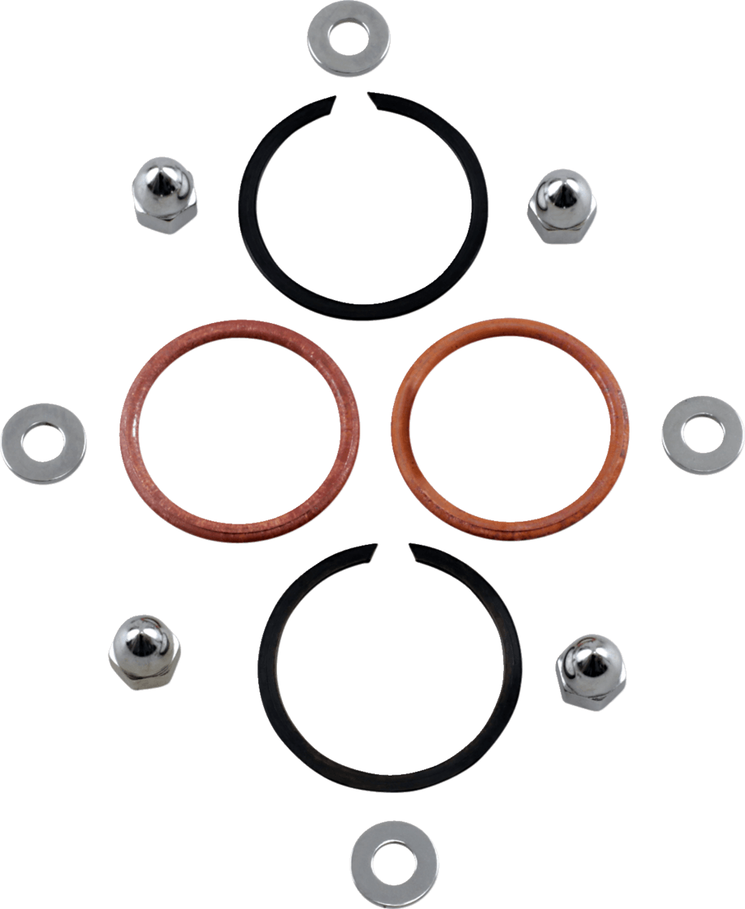 JAMES GASKET 0934-1628 Exhaust Port Copper Gasket Kit - Big Twin/Sportster/EVO