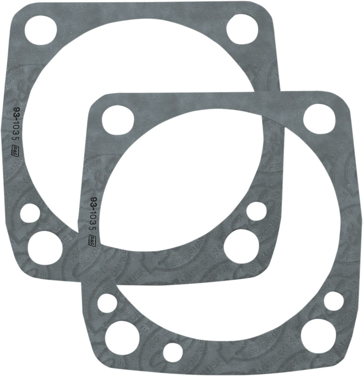 S&S CYCLE 0934-5018 Base Gaskets - 3.5" - V2 - '84-'99 Big Twin