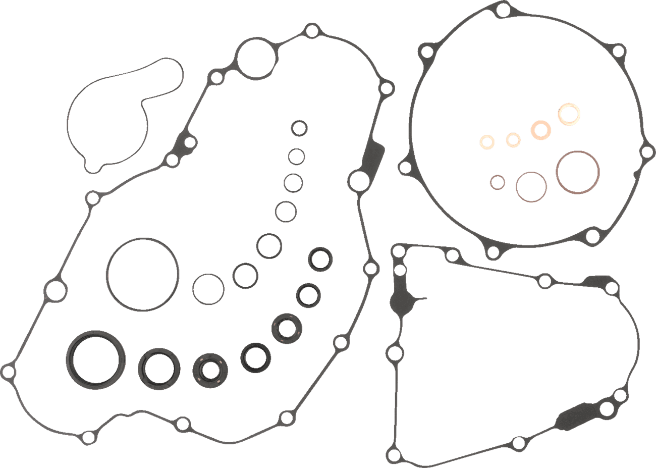 COMETIC 0934-7874 Bottom End Gasket Kit with Oil Seals - Yamaha