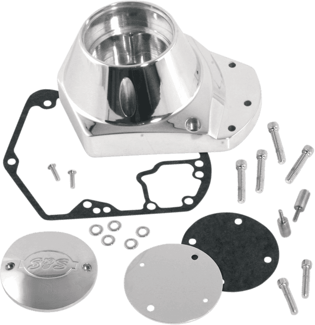 S&S CYCLE 0940-0300 Cam Cover - Polished Billet - Big Twin