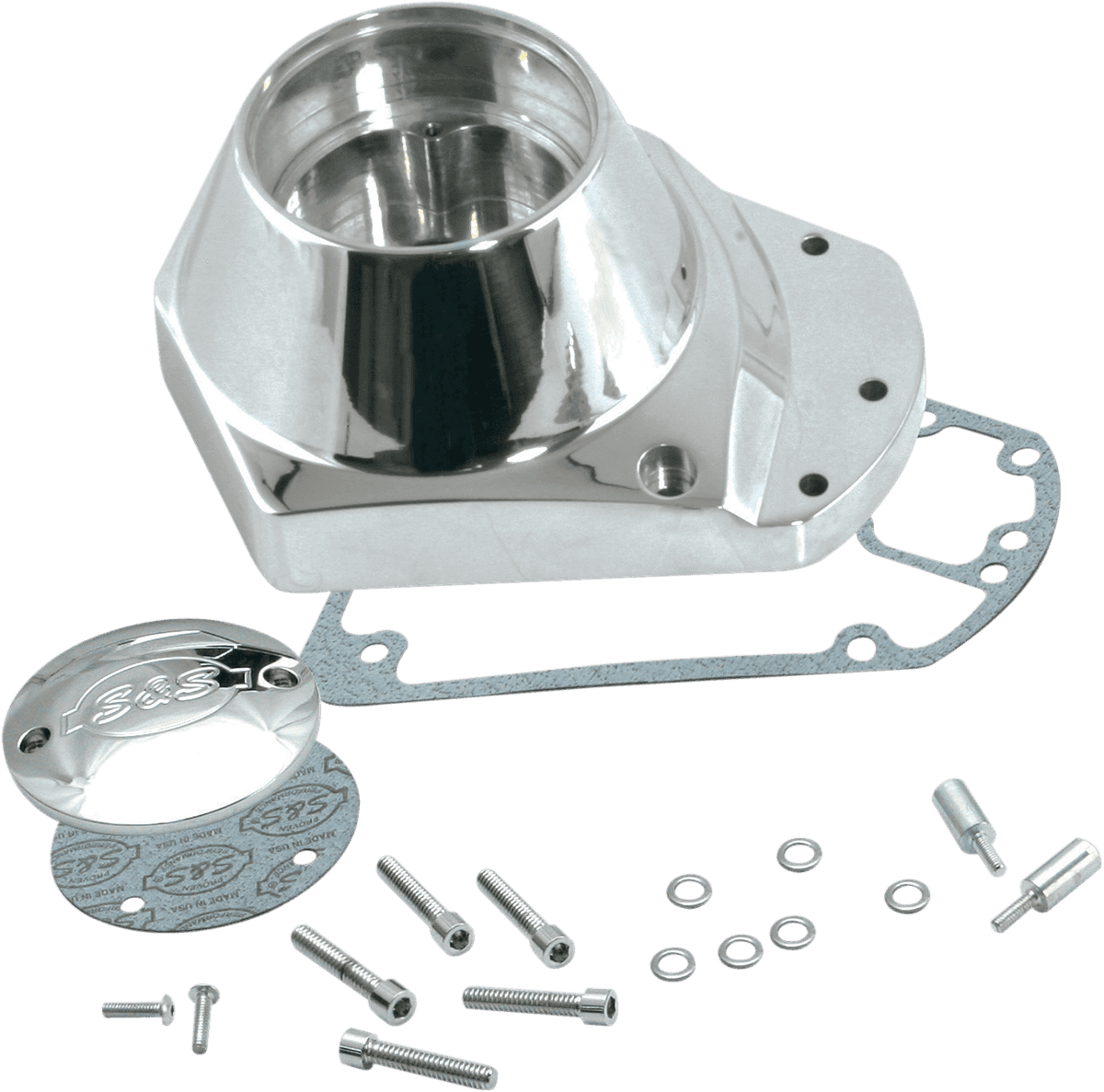 S&S CYCLE 0940-0939 Cam Cover - Chrome - Big Twin
