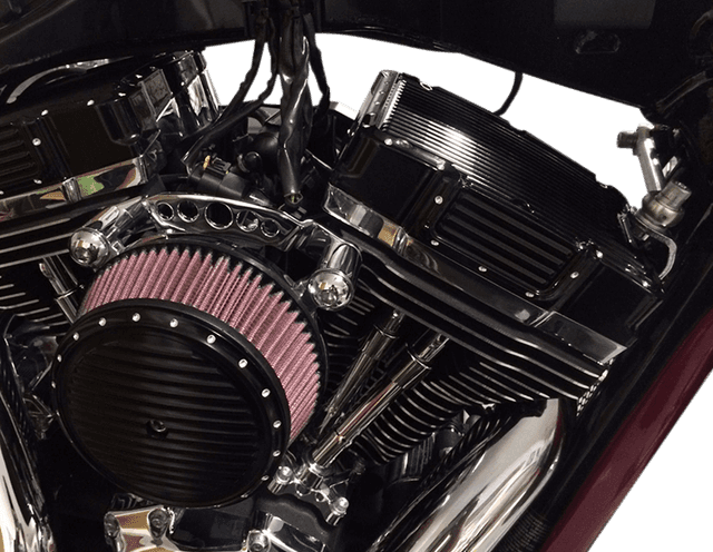 COVINGTONS 0940-1356 Rocker Box Cover - Dimpled Black - Twin Cam — image 2 of 2