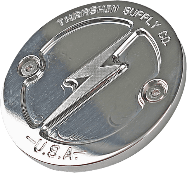 THRASHIN SUPPLY CO. 0940-1847 Points Cover - Dished - Polished - 2 Hole - M8 — image 2 of 2