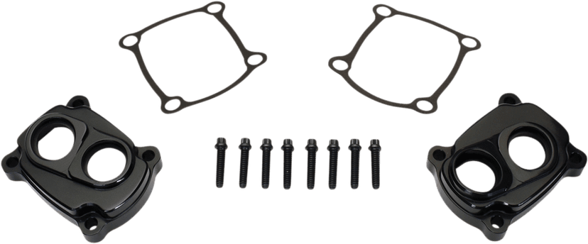 JIMS 0940-2010 Tappet Cover Kit - Black - M8