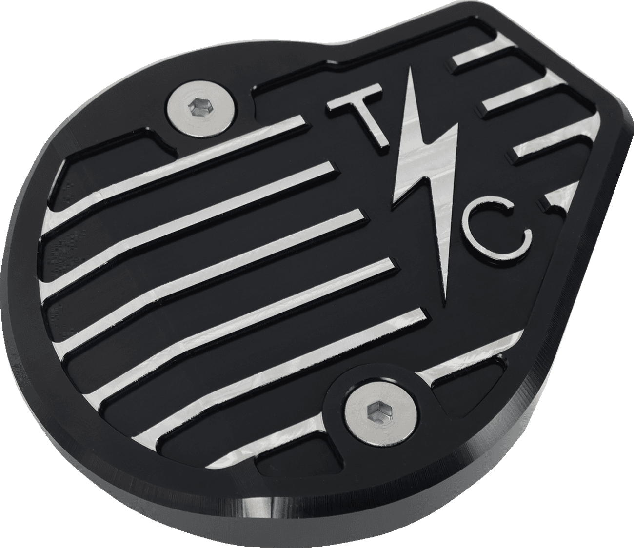 THRASHIN SUPPLY CO. 0940-2221 Cam Cover - Gen 2 - Finned - Twice Cut - Black - M8