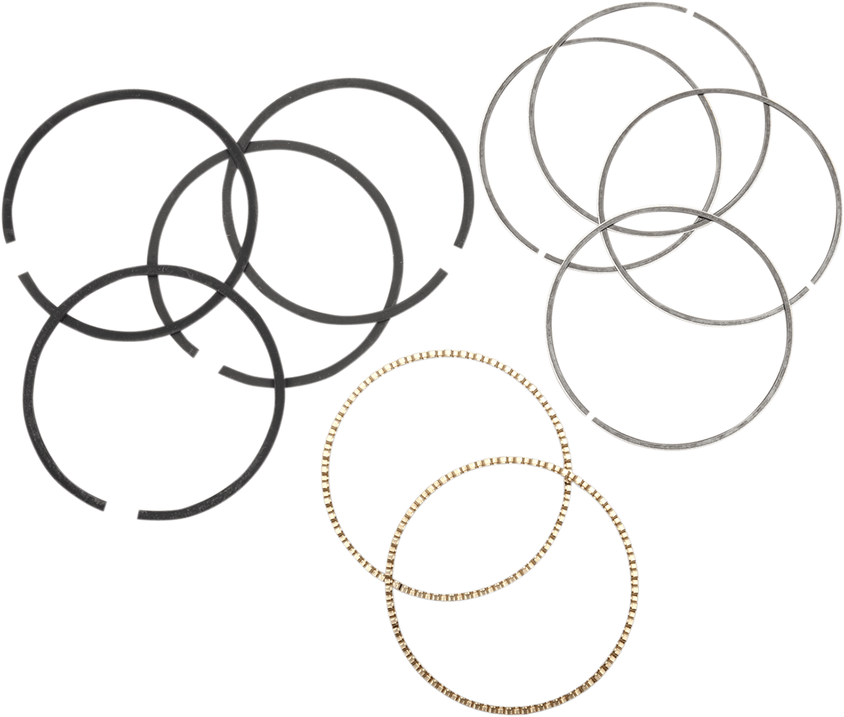S&S CYCLE 941301 Replacement Piston Rings - 4.000" - +0.010"