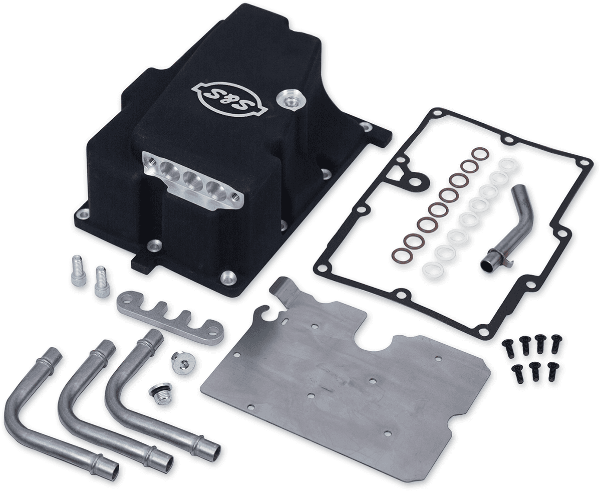 S&S CYCLE 0950-0848 Motor Install Kit - Black - FXD