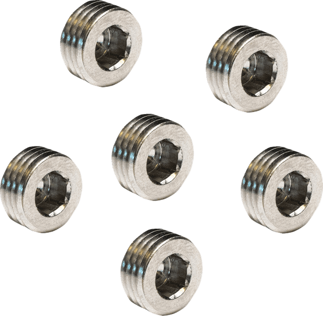 FEULING OIL PUMP CORP. 0950-0991 Short Sump Plug - 6 pack - '17-'26 M8/'99-'17 Twin Cam