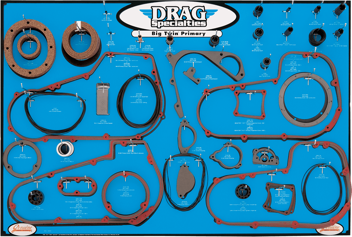 DRAG SPECIALTIES 9903-0101 Gasket / Seal / O-Ring Display Board