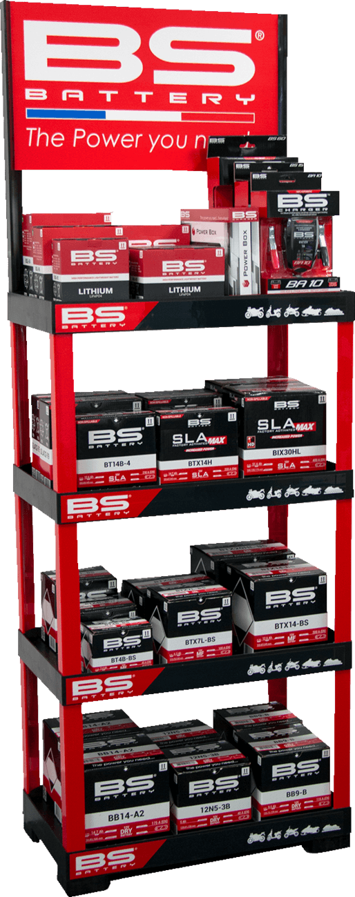 BS BATTERY 9903-0656 Battery Display Rack
