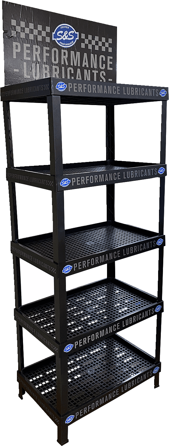 S&S CYCLE 9903-0694 5-Shelf Oil Display