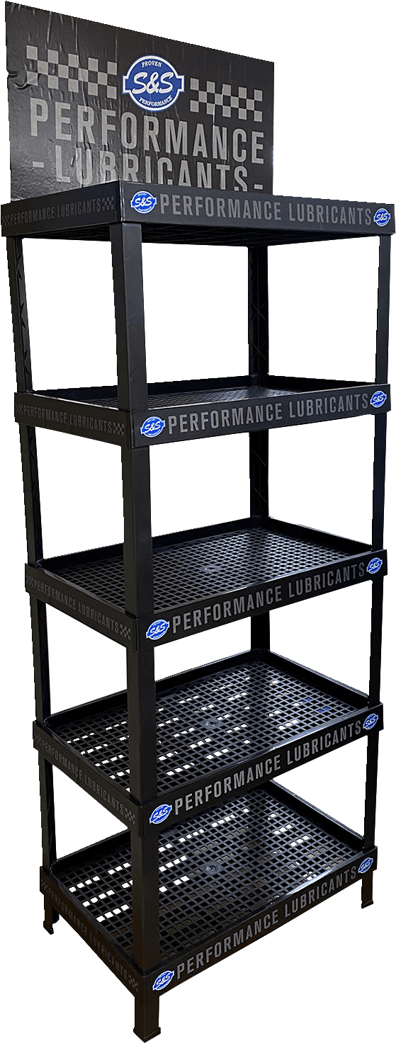 S&S CYCLE 9903-0694 5-Shelf Oil Display