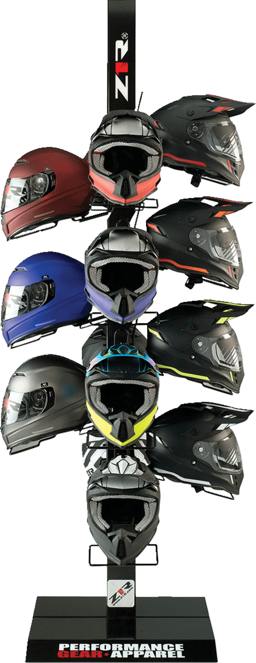 Z1R 9903-0714 4-Way Helmet Display - 2 of 2 — image 1 of 3