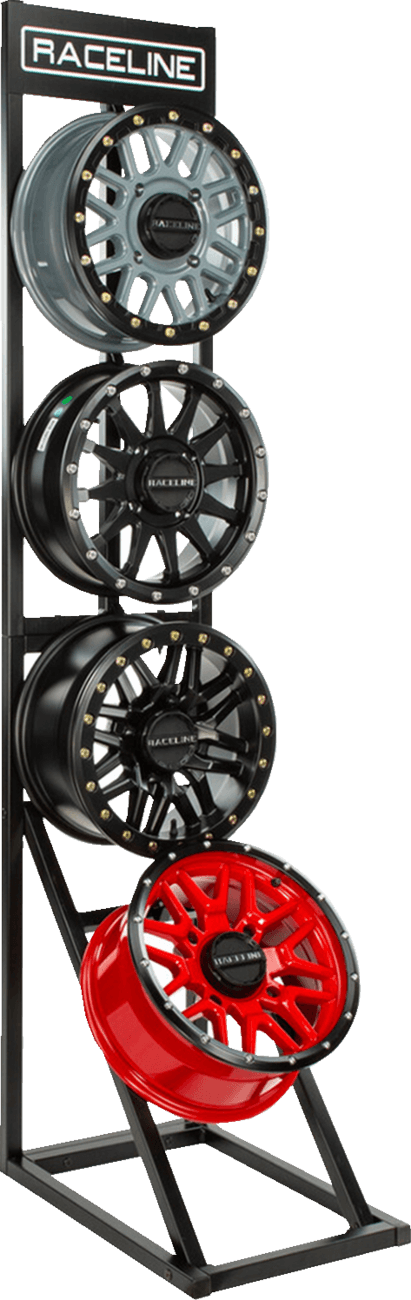 RACELINE WHEELS 9903-0770 Wheel Display Rack - 4-Tier