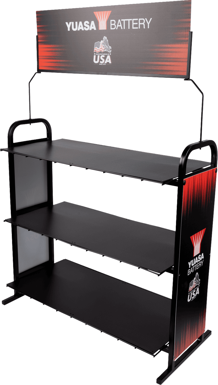 YUASA 9903-0845 Battery Rack Display - Yuasa